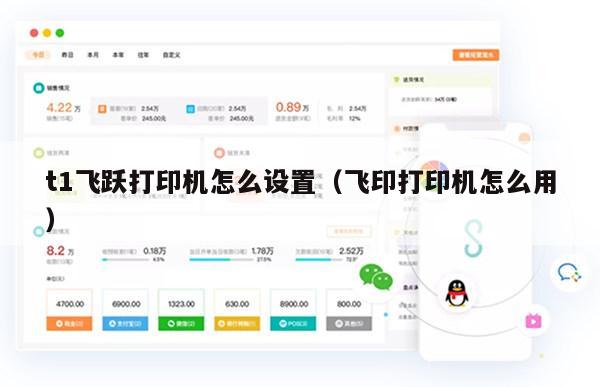 t1飞跃打印机怎么设置（飞印打印机怎么用）
