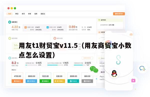 用友t1财贸宝v11.5（用友商贸宝小数点怎么设置）