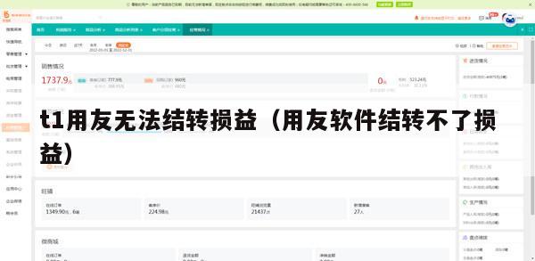 t1用友无法结转损益（用友软件结转不了损益）