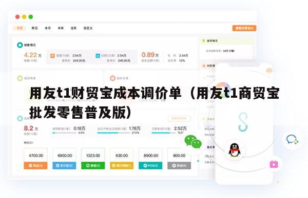 用友t1财贸宝成本调价单（用友t1商贸宝批发零售普及版）