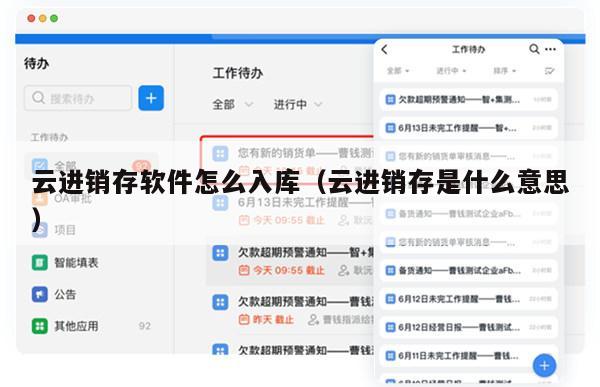 云进销存软件怎么入库（云进销存是什么意思）