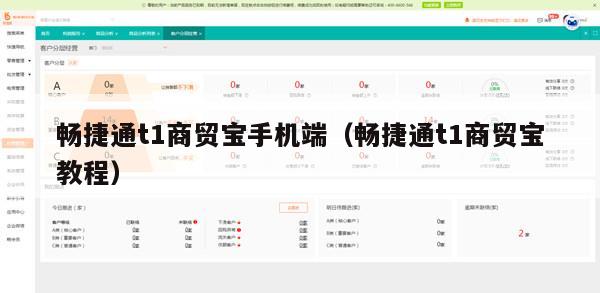 畅捷通t1商贸宝手机端（畅捷通t1商贸宝教程）