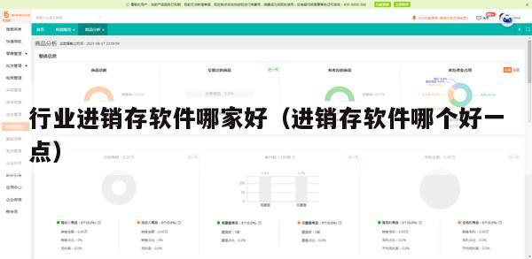 行业进销存软件哪家好（进销存软件哪个好一点）