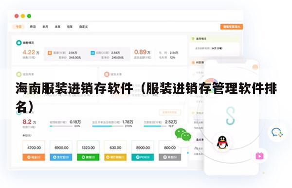 海南服装进销存软件（服装进销存管理软件排名）