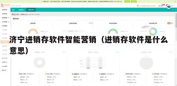 济宁进销存软件智能营销（进销存软件是什么意思）
