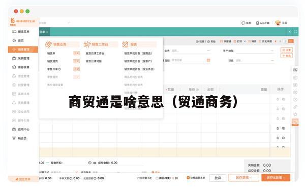 商贸通是啥意思（贸通商务）