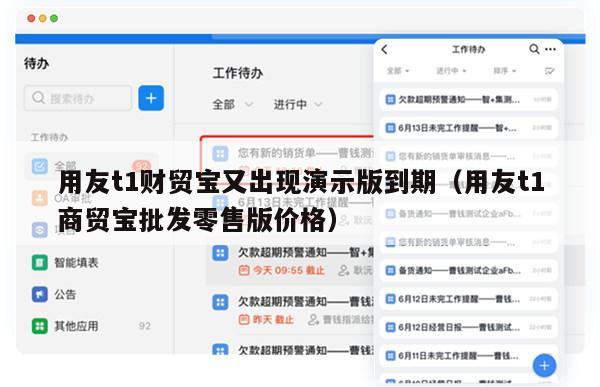 用友t1财贸宝又出现演示版到期（用友t1商贸宝批发零售版价格）