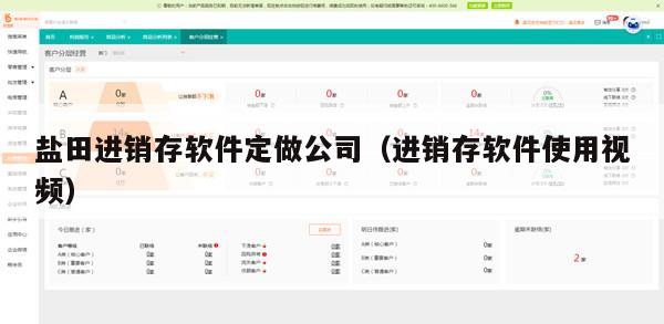 盐田进销存软件定做公司（进销存软件使用视频）