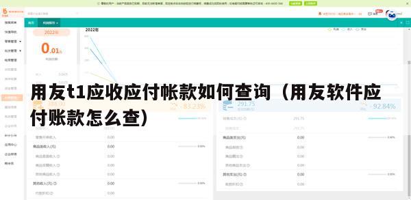 用友t1应收应付帐款如何查询（用友软件应付账款怎么查）
