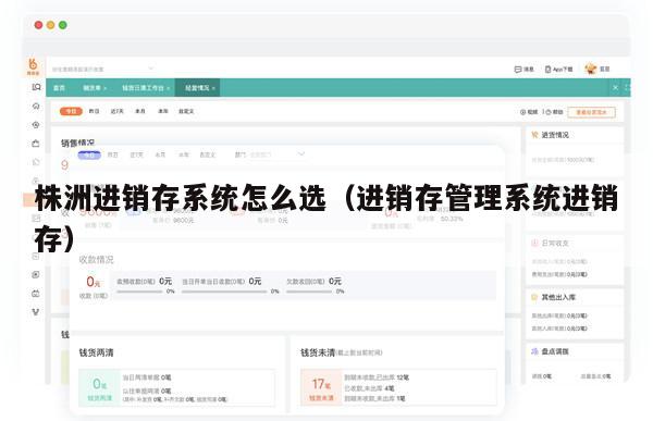 株洲进销存系统怎么选（进销存管理系统进销存）