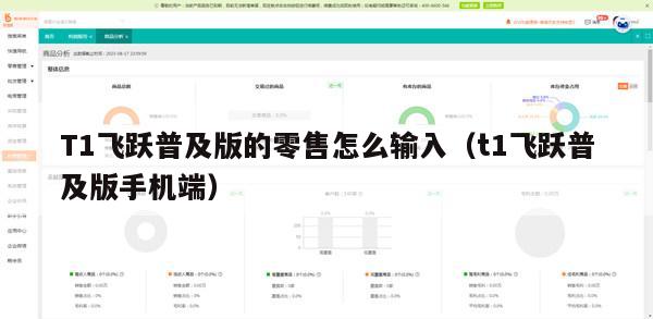 T1飞跃普及版的零售怎么输入（t1飞跃普及版手机端）