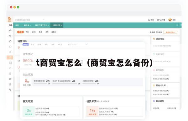 t商贸宝怎么（商贸宝怎么备份）