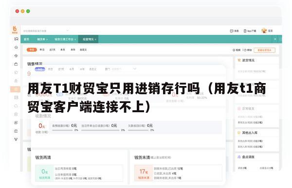 用友T1财贸宝只用进销存行吗（用友t1商贸宝客户端连接不上）