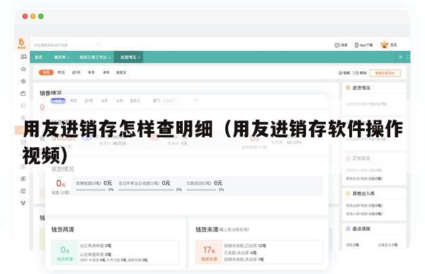 用友进销存怎样查明细（用友进销存软件操作视频）